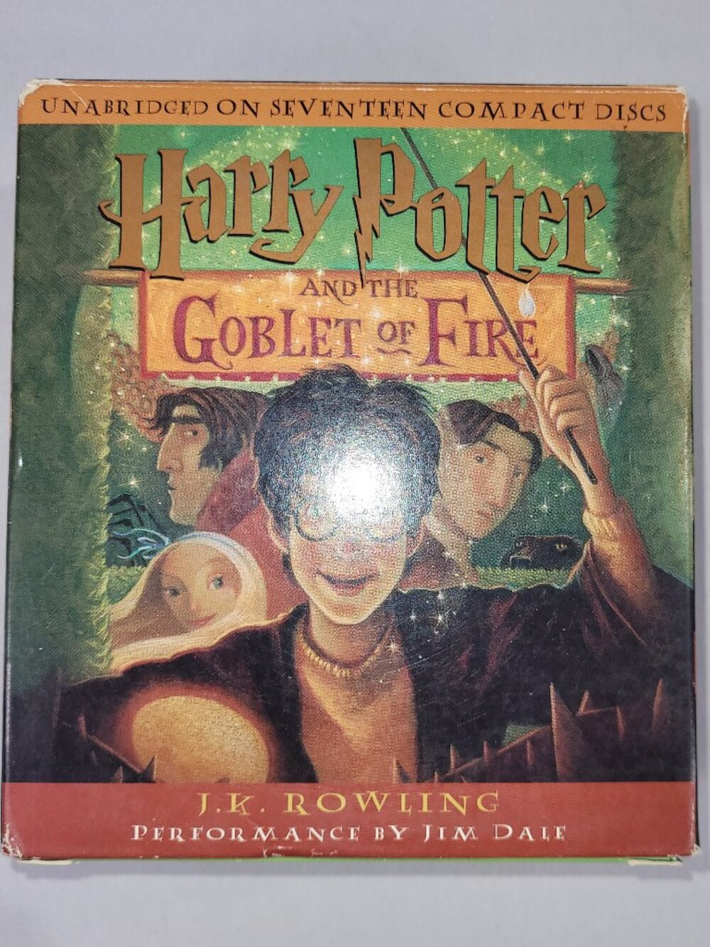 Harry Potter Goblet of Fire Unabridged CD 17 Disc Audio Book  JK Rowling